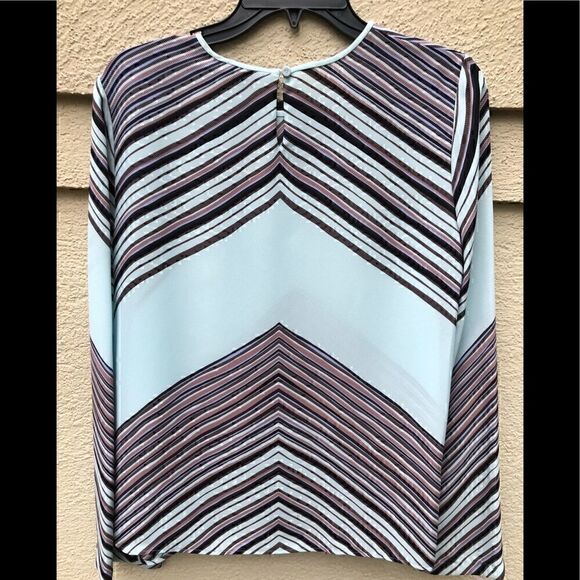 BCBGMAXAZRIA Cheri Blouse Haze Combo size S - Picture 5 of 5